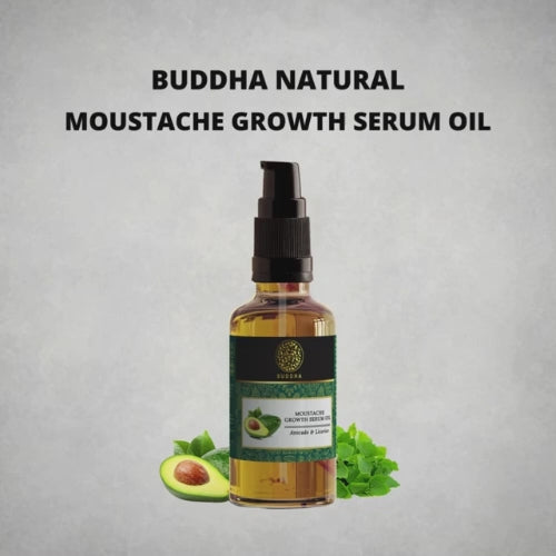 Video Of Buddha Natural Moustache Growth Serum Oil