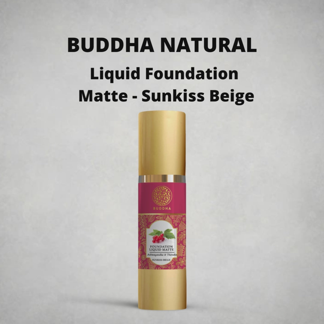 BUDDHA NATURAL Liquid Foundation  Matte - Sunkiss Beige