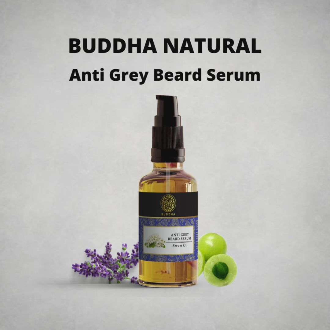 Anti Grey Beard Serum Oil - 100% Ayush Certified - For Premature Greying and Restore Natural Beard Color
