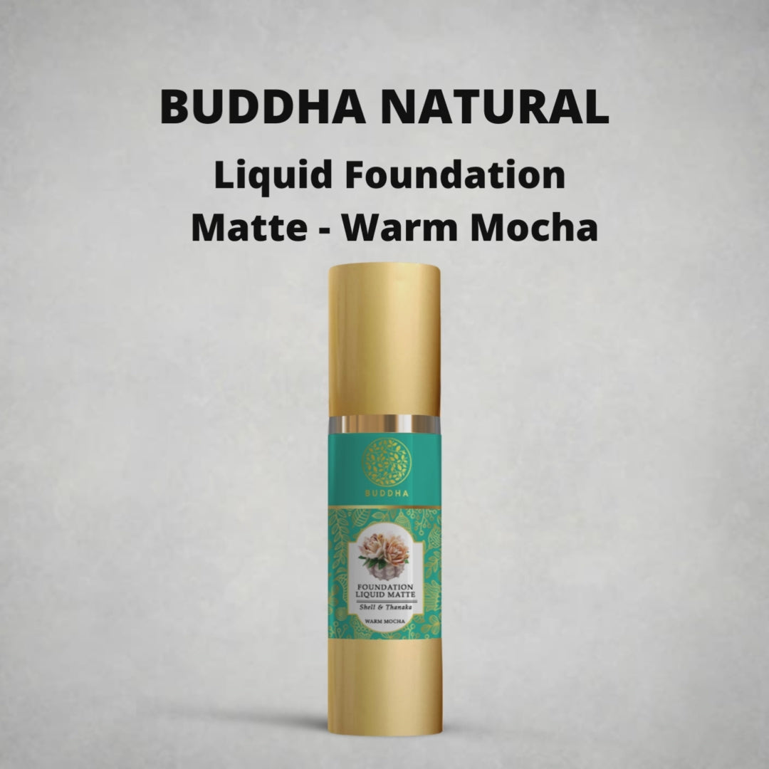 BUDDHA NATURAL Liquid Foundation  Matte - Warm Mocha