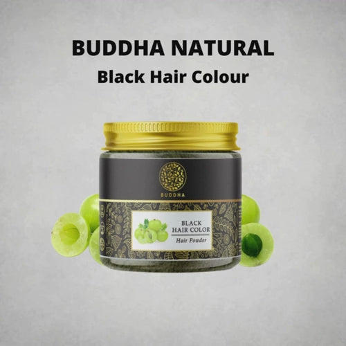 Video Of Buddha Natural Black Hair Color Powder