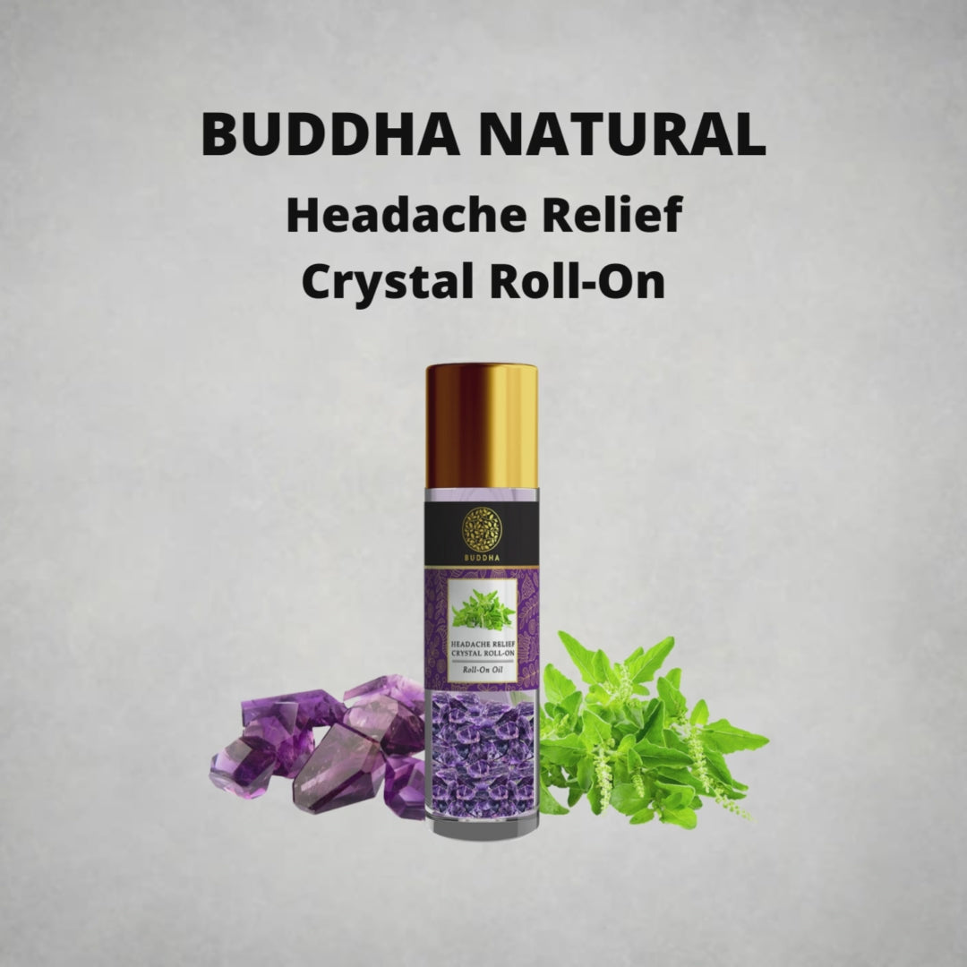 Buddha Natural Headache Relief Crystal Roll On Video