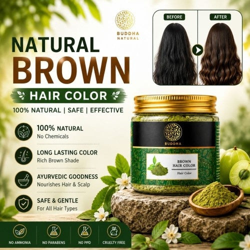 Buddha Natural Brown Hair Colour Video - natural brown hair colour