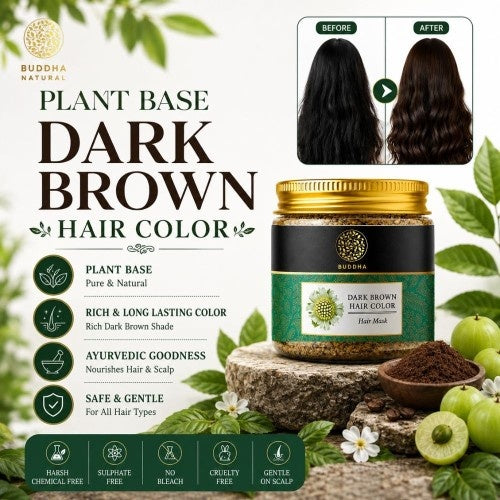 BUDDHA NATURAL Dark Brown Hair Color Video