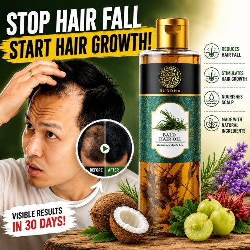 Video Of Buddha Natural Anti Bald Hair Oil