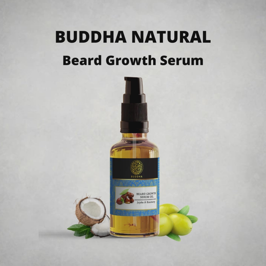 BUDDHA NATURAL Beard Growth Serum Video