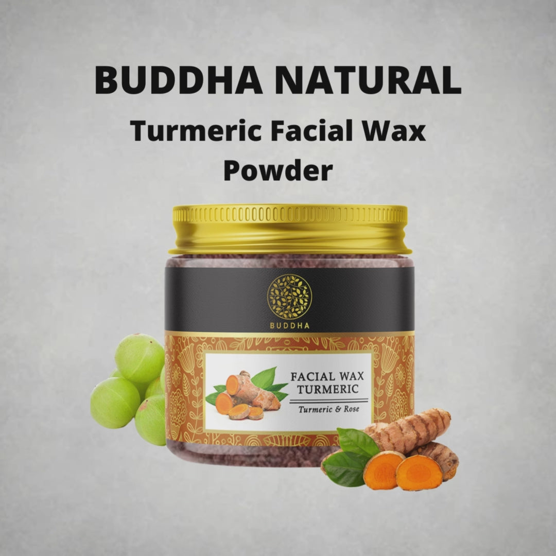 Buddha Natural Turmeric Facial Wax Powder Video
