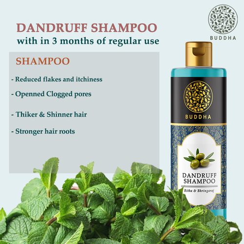 Buddha Natural Anti Dandruff Shampoo - why use 3  months 