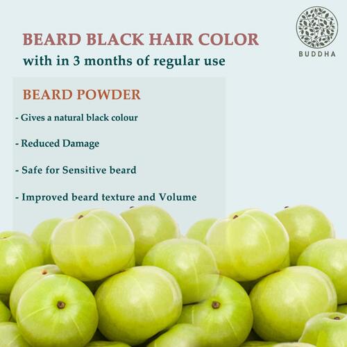 Buddha Natural Black Beard & Mustache Color - why use 3 months 