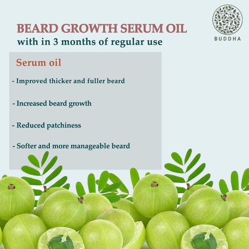 Buddha Natural Beard Growth Oil Serum - why use 3 months 