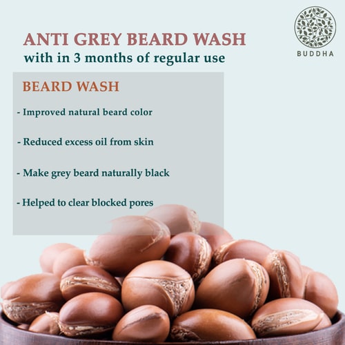  ﻿ ANTI GREY BEARD WASH with in 3 months of regular use - wash away grey beard