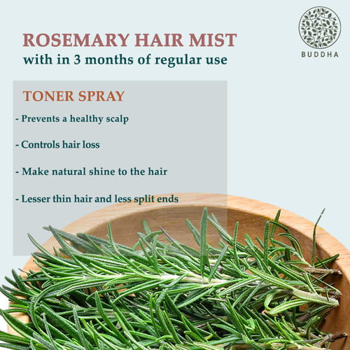 Buddha Natural -  rosemary spray for hair growth - rosemary hair growth spray