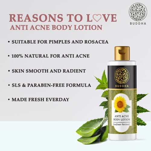 Buddha Natural Anti Acne Body Lotion - reason to love