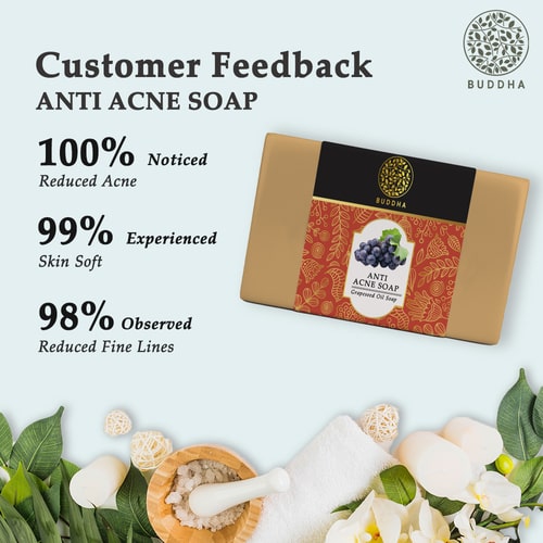 Buddha Natural Anti Acne Soap - customer feedback