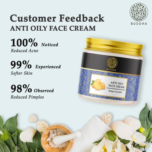 Buddha Natural Anti Oily Face Cream - customer feedback