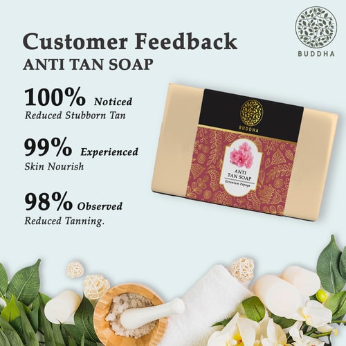 Buddha Natural Anti Tan Soap - customer feedback
