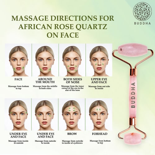 Buy African Rose Quartz Face Roller- Helps To Reduce Puffiness Buy African Rose Quartz Face Roller- Helps To Reduce Puffiness