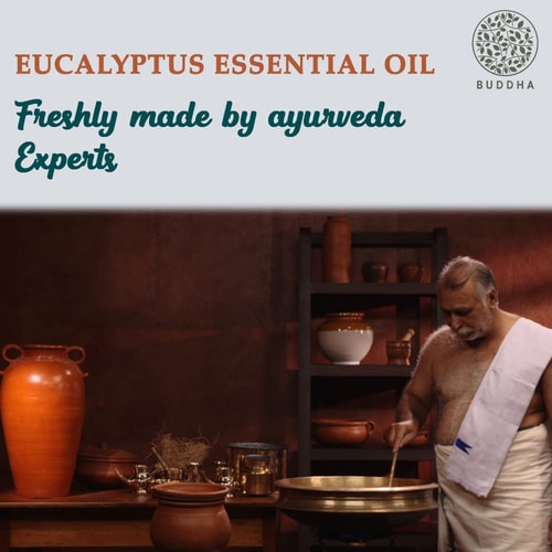 Buddha Natural Eucalyptus Essential Oil - made by ayurvedic experts