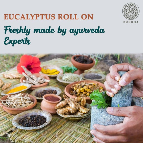 Eucalyptus Therapeutic roll on - made by ayurvedic experts