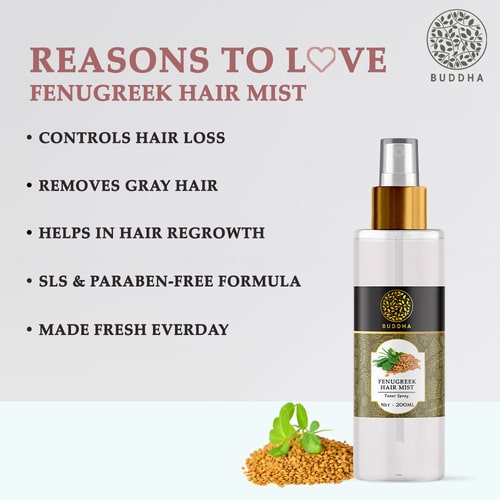 Buddha Natural Fenugreek Hair Vitalizer Spray - Reason To Love
