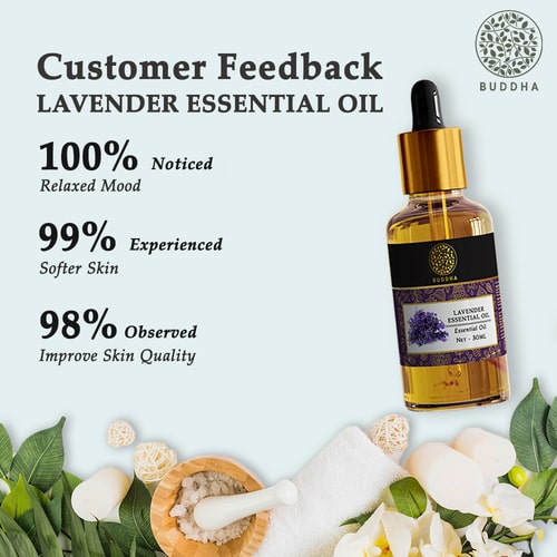 Buddha Natural Lavender Pure Essential Oil - Customer FeedBack