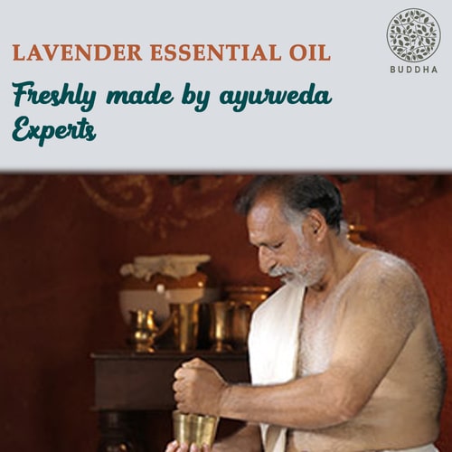 Buddha Natural Lavender Pure Essential Oil - made by ayurvedic experts