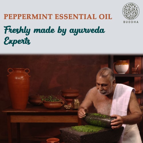 buddha natural Peppermint Essential Oil - made by ayurvedic experts