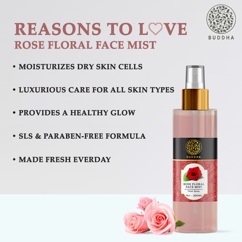 Buddha Natural Rose Facial Toner Bulgarian Mist - Reason To Buy