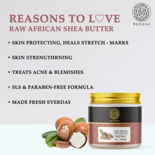  Buddha Natural African Shea Butter Unrefined 100% Pure Raw - Reasons to love