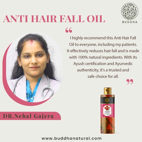Buddha Natural Anti Hair Fall Oil - Dr. Nehal Gejera