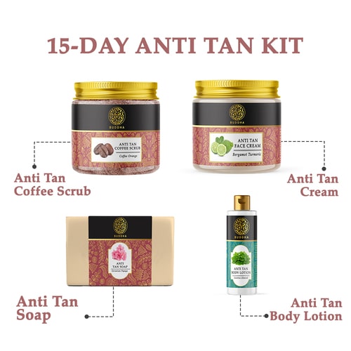 Buddha natural 15 Days Anti Tan Kit - Combo Consist of 