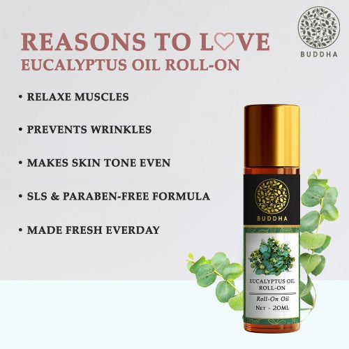 Buddha Natural Eucalyptus Therapeutic Roll-On 