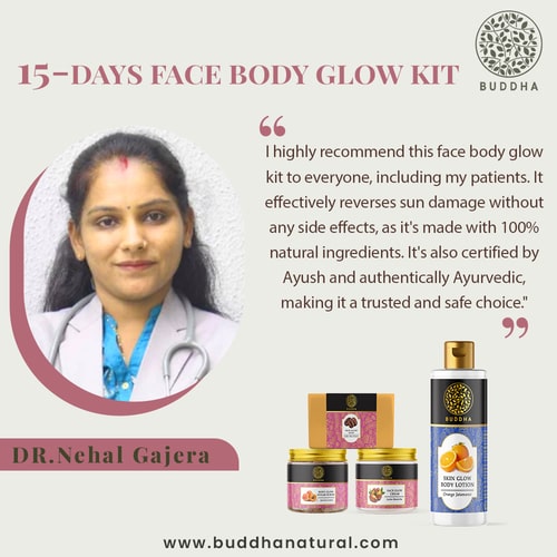 15 Days Face & Body Glow Kit - recommended By Dr. Nehal Gajera