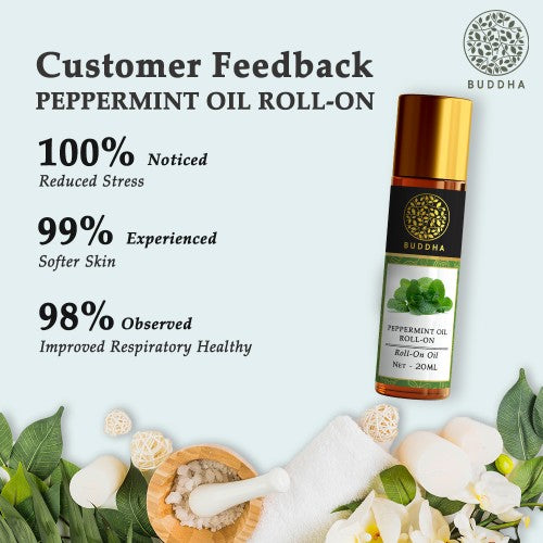 Buddha Natural Peppermint Therapeutic Roll