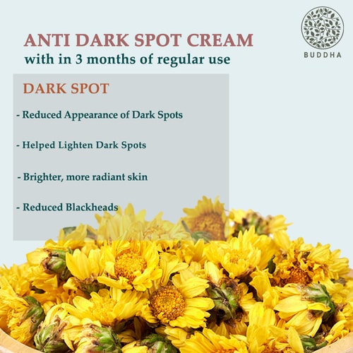 Buddha Natural Dark Spot Removal Face Cream - 3 months regular use