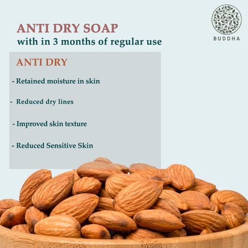 Buddha Natural Anti Dry Moisturing Soap - 3 months regular use