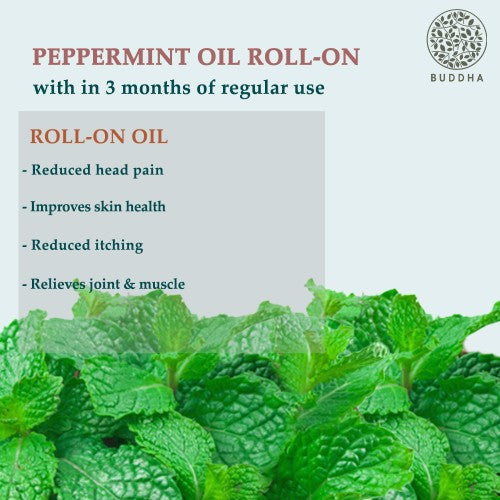 Buddha Natural Peppermint Therapeutic Roll