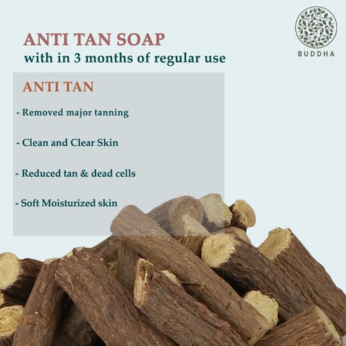 Buddha Natural Anti Tan Soap - 3 months regular use