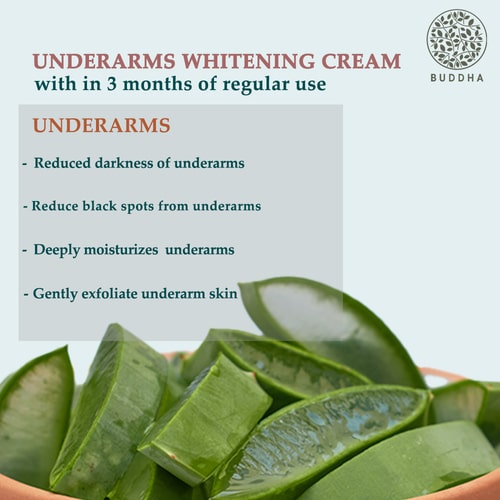 Buddha Natural Underarm whitening cream - 3 Months Regular use