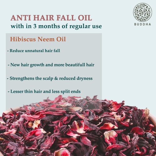 Buddha Natural Anti Hair Fall Oil - 3 Months Use