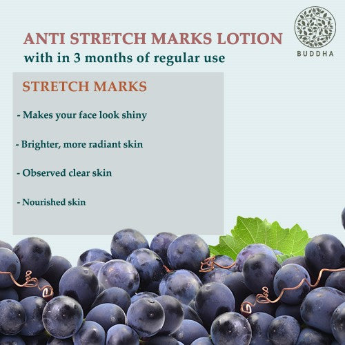 Buddha Natural Anti-Stretch Marks Body Lotion - 3 months regular use