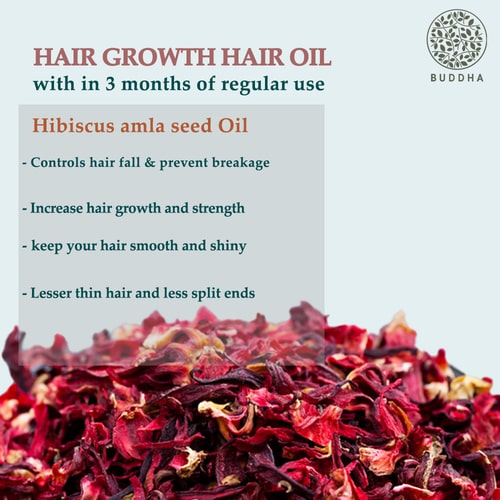 Buddha Natural Hair Regrowth Oil - 3 Months Regular Use