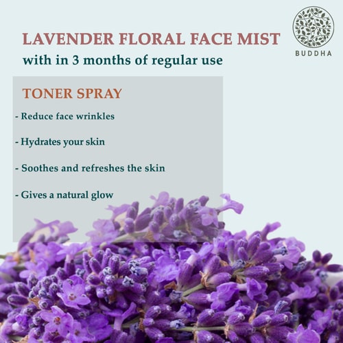 Buddha Natural Lavender Facial Toner Mist - 3 Months regular Use