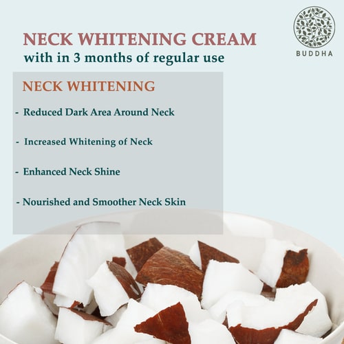 Buddha Natural Neck Whitening Cream - 3 months regular